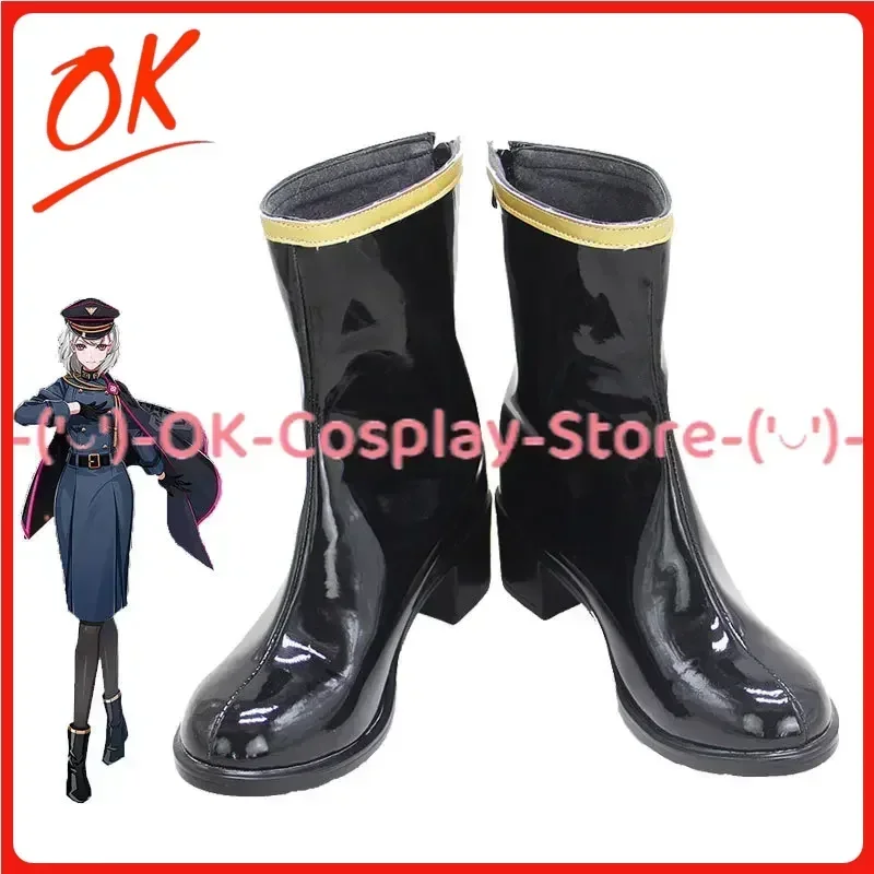 [Customized Size] Hypnosis Mic Division Rap Battle Cosplay Shoes Game Roleplay Costume Halloween Carnival Party Boots PU Leather