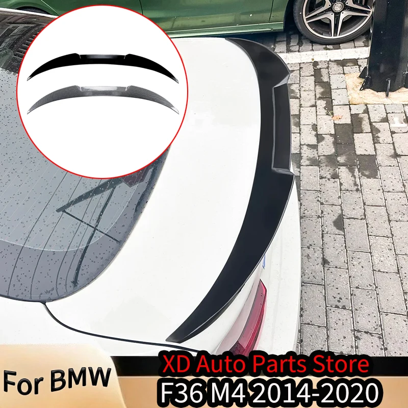 

Для BMW F36 4-дверный серии Gran Coupe M4 Style 420i 428i 435i 2014-2020 Автомобильный задний спойлер багажника, крыло, внешний обвес