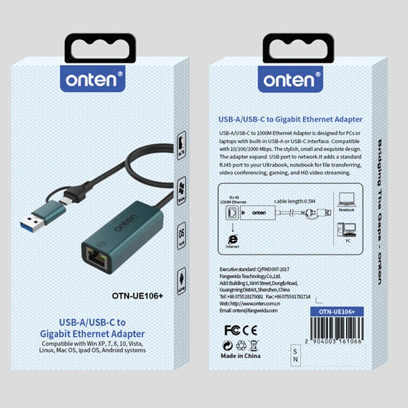 Адаптер USB 3.0 к Gigabit Ethernet, разветвитель, преобразователь 10/100/1000 Мбит/с, конвертер Type-c, USB-концентратор, адаптер локальной сети RJ-45, док-станция
