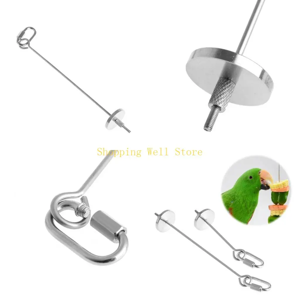 

Kx4b держатель птиц, висящий попугай, лечите инструмент для кормления для фруктовых овощей, подходящих для попугайного конуре,