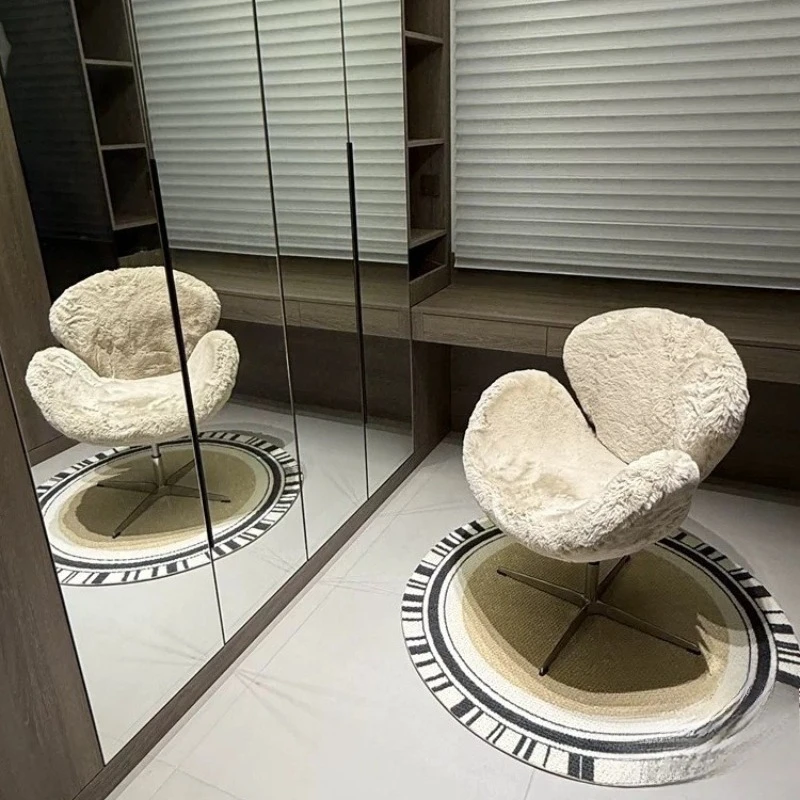Swan chair dresser chair makeup chair cloakroom bedroom girls living room