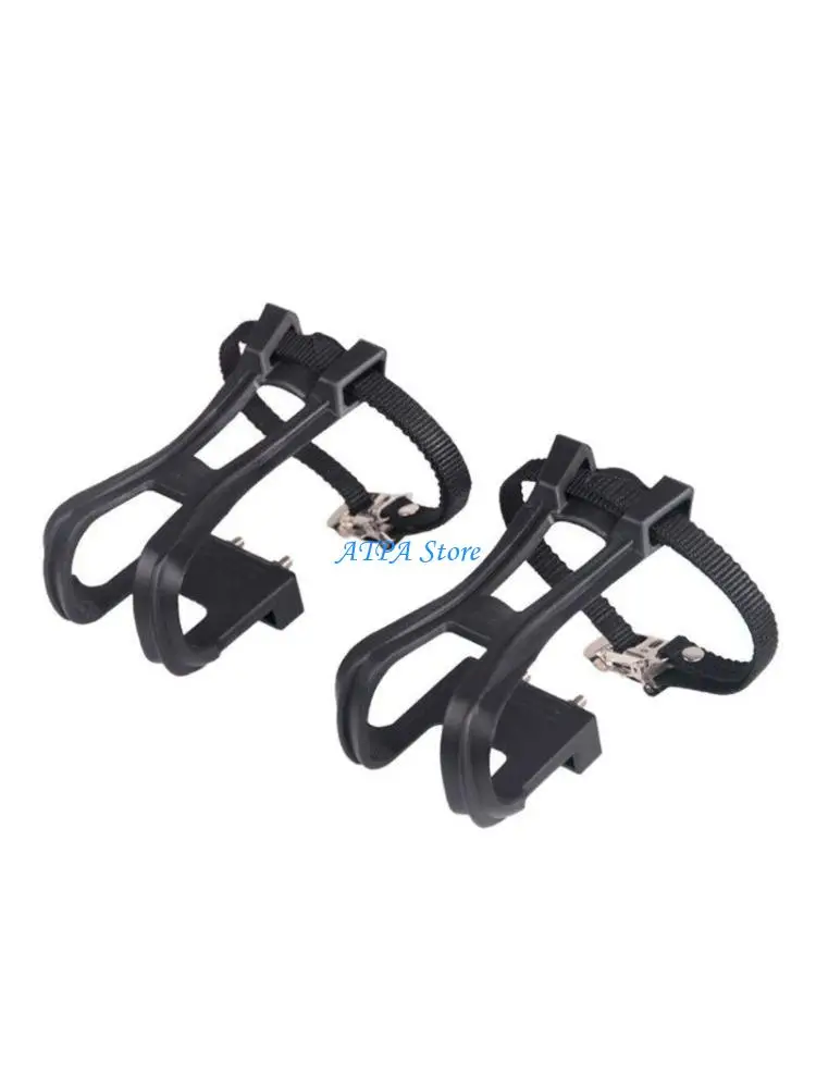 U13C Bike Pedal Toe Clip Strap Belt Pedal Shoe Harness Cycling Shoes Holder Strips