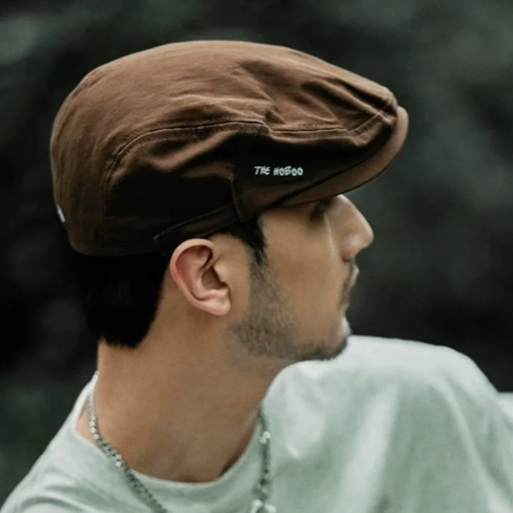 bone-ajustavel-de-cor-lisa-estilo-newsboy-chapeu-de-artista-com-letras-bordadas-chapeu-casual-estilo-britanico-retro-de-pintor-para-viagem