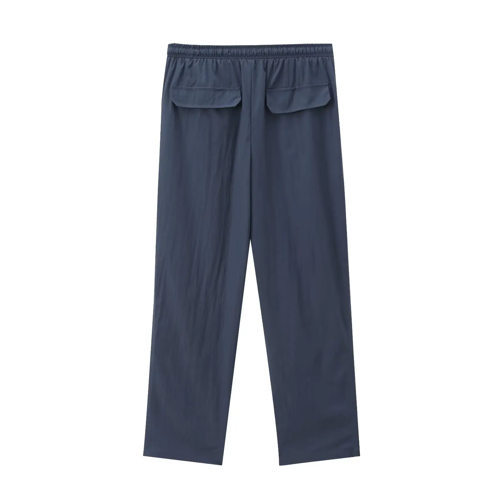Dave&Di Minimalist Solid Color High Waisted Straight Leg Casual Pants Women Harem Pants Trousers Women