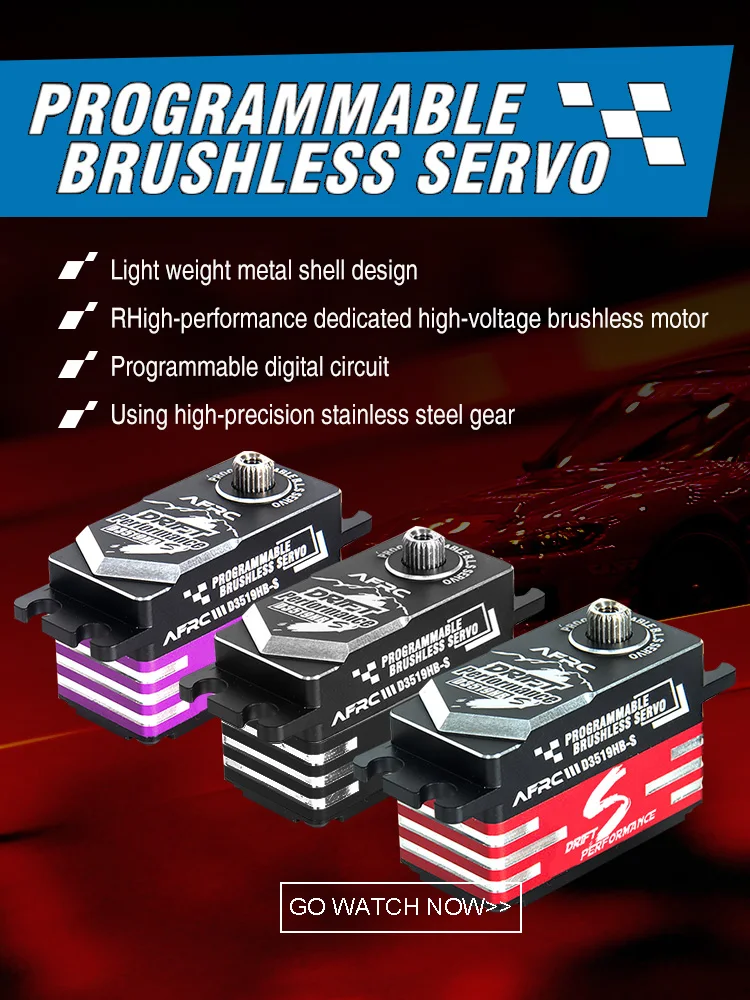 AFRC 19Kg HS Programmierbares Digitales Bürstenloses Servo für 1/10 1/12 Maßstab Offroad-Touring-Drift-RC-Autos und Flugzeuge DIY-Montage – Detail 2