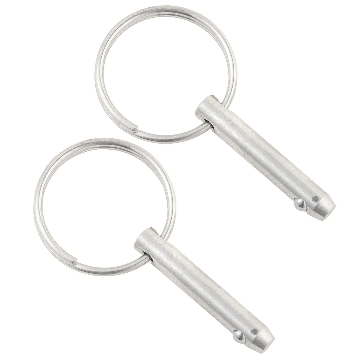 

2 Pcs Marine Safety Pins Boat Hardware Parts and Accessories Clevis Bimini Ball Spring
