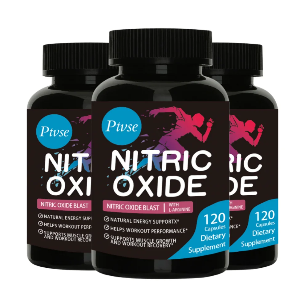 

Nitric Oxide Supplement Capsules L Arginine 3X Strength Premium Muscle Supporting Nitric Booster for Strength & Energy