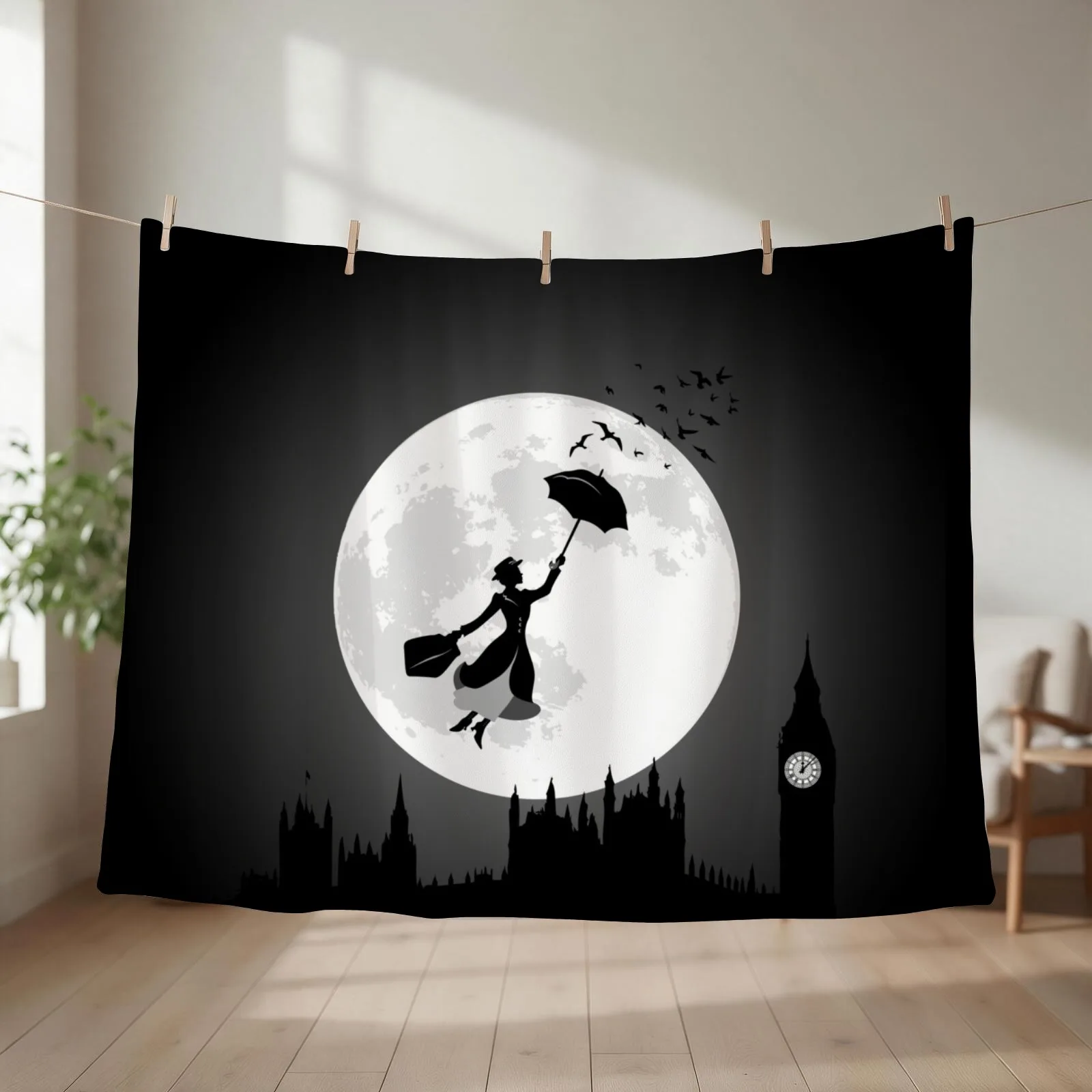 Supercalifragilisticexpialidocious Throw Blanket couch cozy soft plush fuzzy picnic outdoor blanket