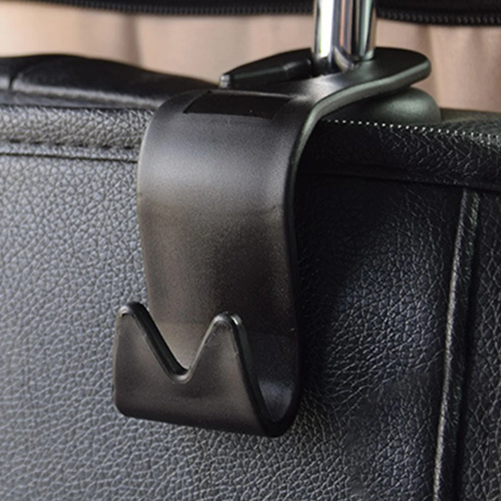 

4 шт. вешалка на заднее сиденье Pp сверхмощные крючки для автомобильного сиденья кошелек для хранения зонтов простая установка без царапин вешалки для подголовника для хранения автомобиля