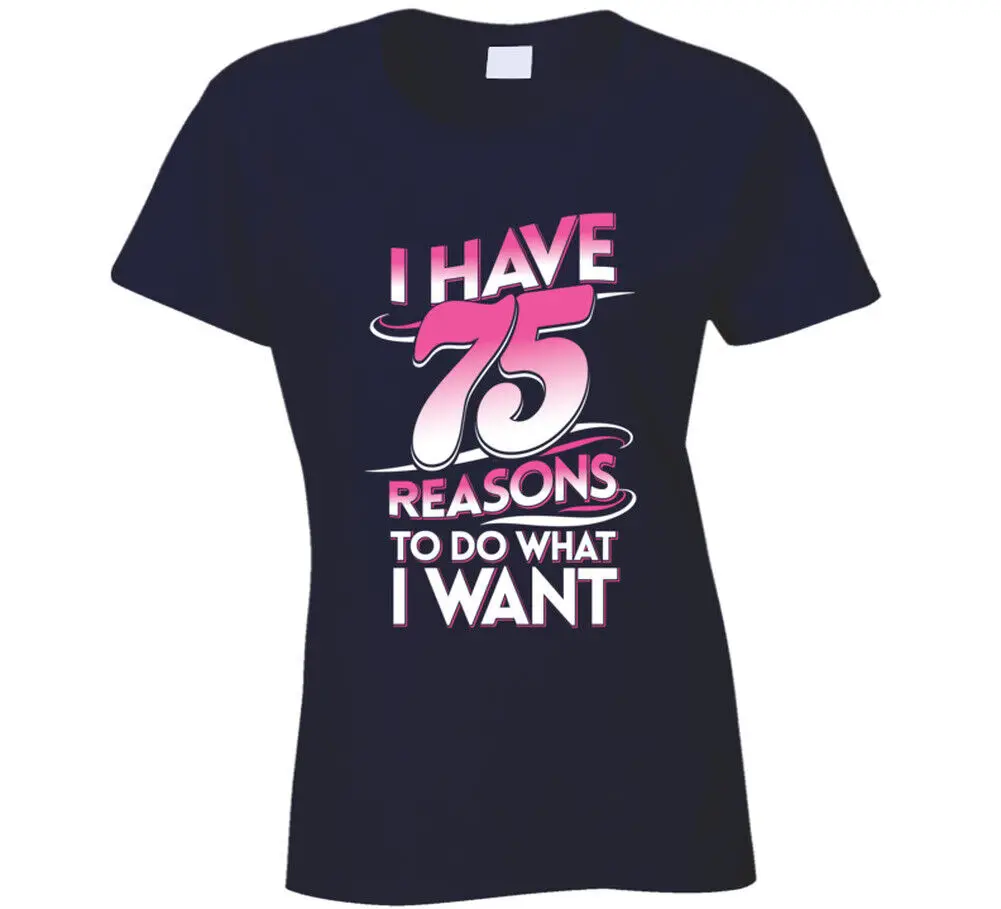 

Женская футболка 75 Reasons