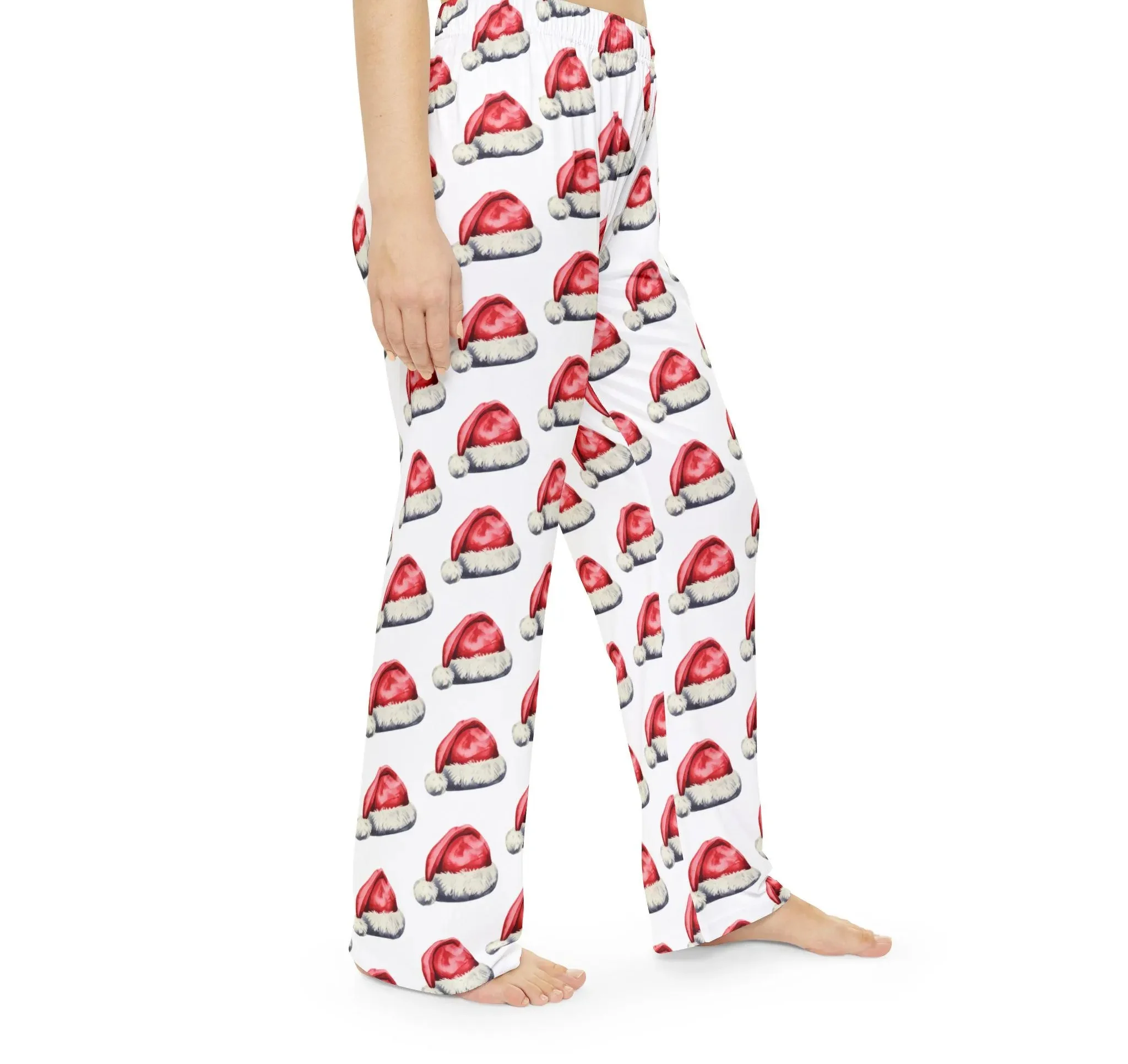 25-26 Gorro de Navidad, pijamas para mujer, pantalones, pijamas de Navidad para mamá, informal, cómodo, regalo de Año Nuevo, pijamas cálidos de franela