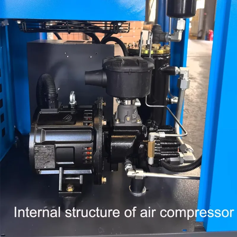 Customized China's Great 15kw 20hp 8br-13bar PM VSD Screw Air Compressor For Industrial Use With High Efficiency On Socks Machin