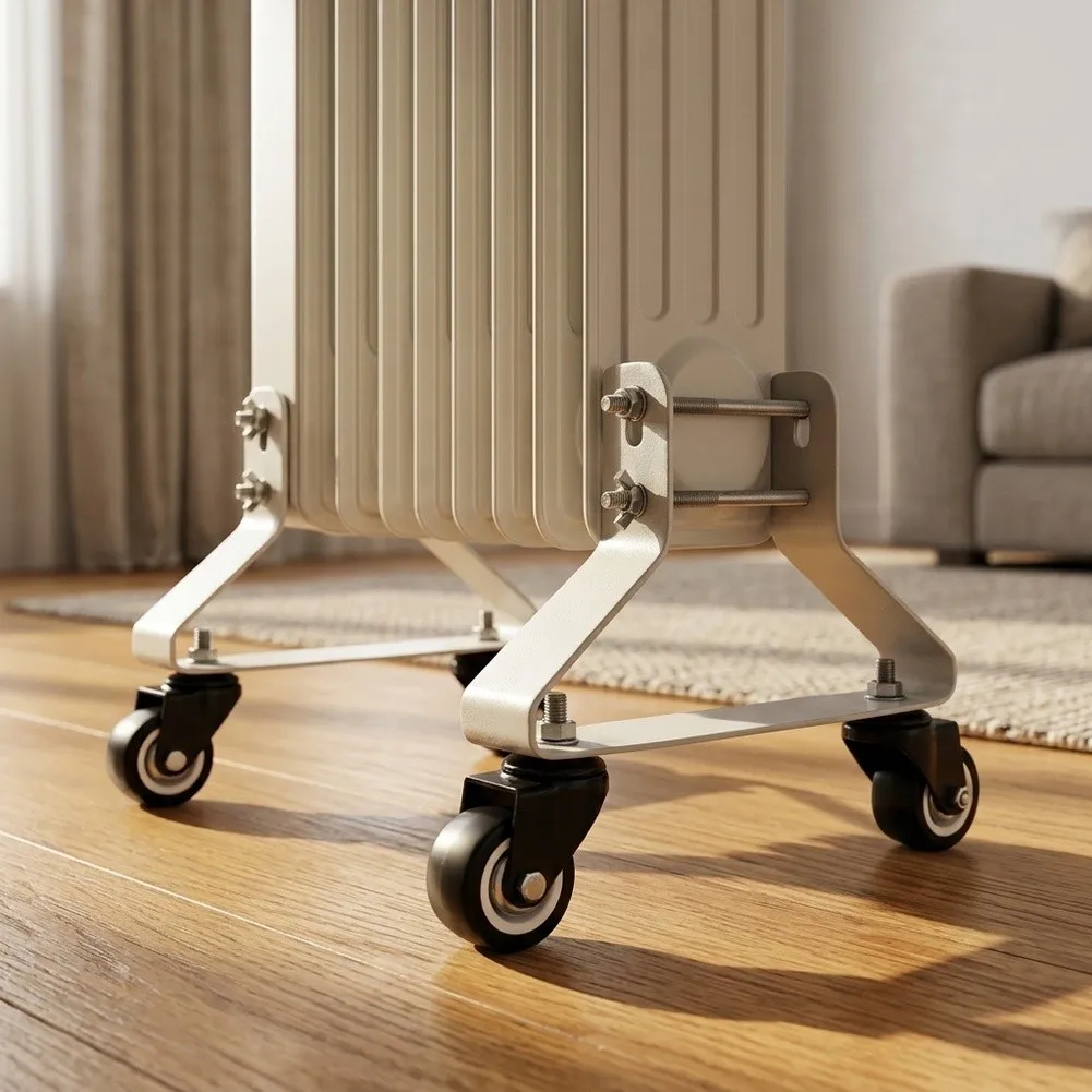 Oil Ting Pulley Bracket For Pioneer Electric Oil Heater Casters: And Silent Swivel Wheels Fireplaces Accessories