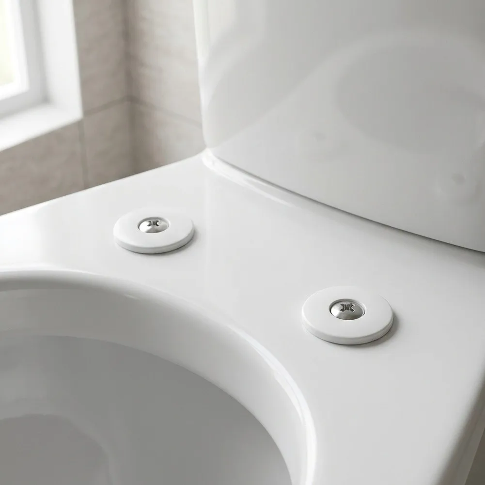 Plastic Toilet Hardware Toilet Seat Bolts For Bathroom Renovation Damaged Bolt Substitute Lightweight Yet Sturdy