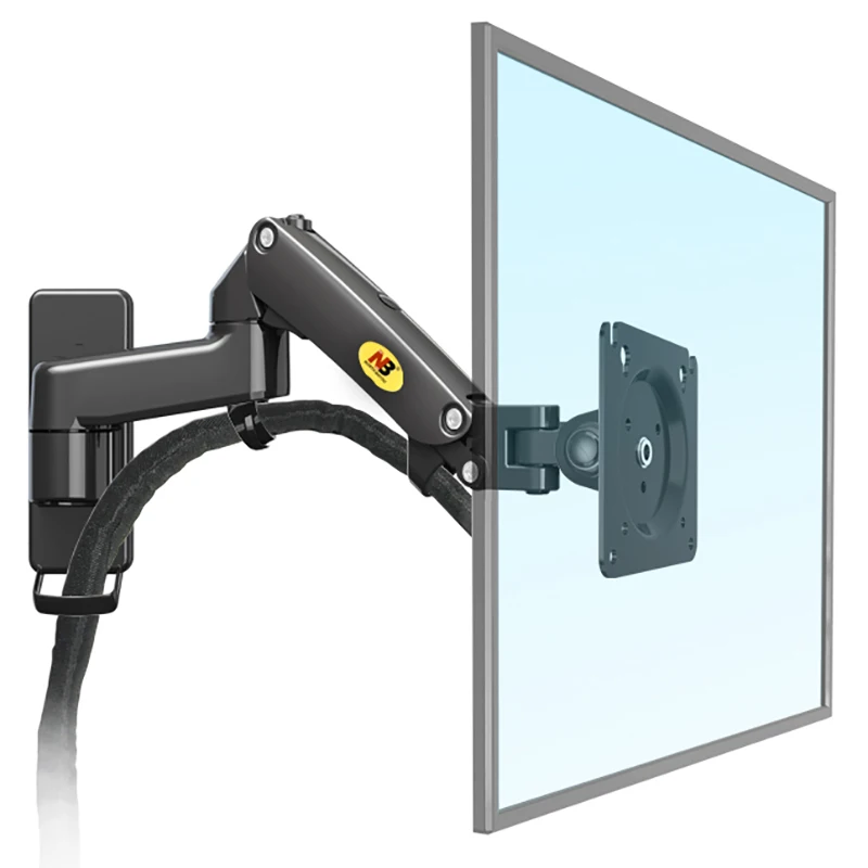 North Bayou NB F150 Gas Spring 17-35 inch LED TV Wall Mount Monitor Holder Ergonomic Mount Arm Max. VESA 100*100mm Load 3-12kgs