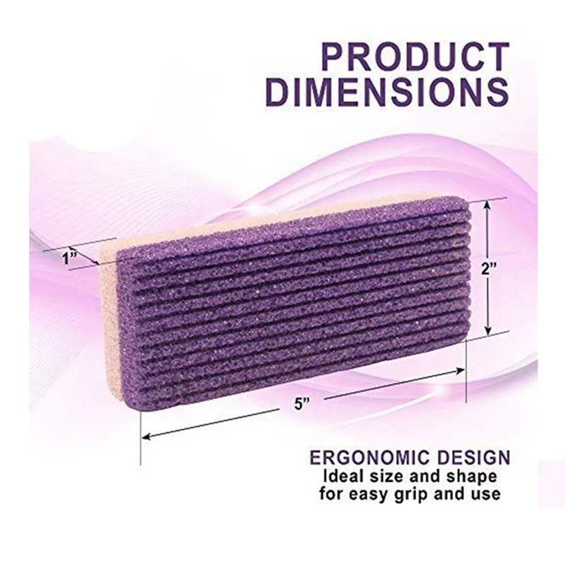 調理器具 8 個足軽石スポンジ石ペディキュア足カルス角質除去ハードスキン削除ペディキュアスクラバー