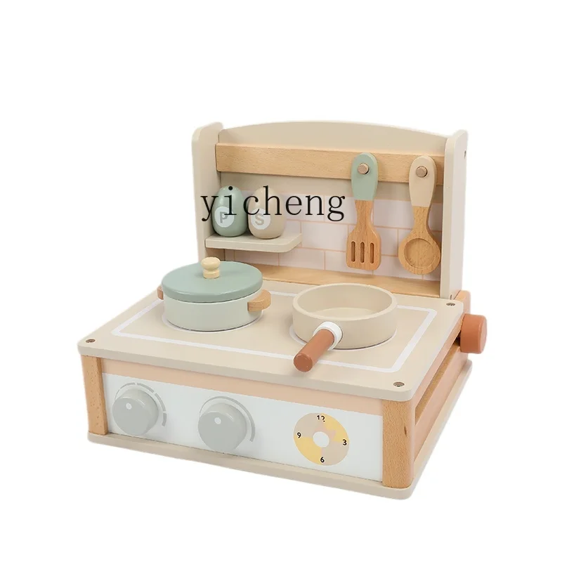 Tqh Baby Desktop Kitchen Suit Simulation Kitchenware Children Play House Toys Birthday Gift