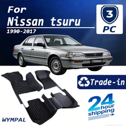 Car Floor Mats For Nissan tsuru 2004-2017 Waterproof Rug Interior Decoration Car Carpet Floor Mat Car Accessories