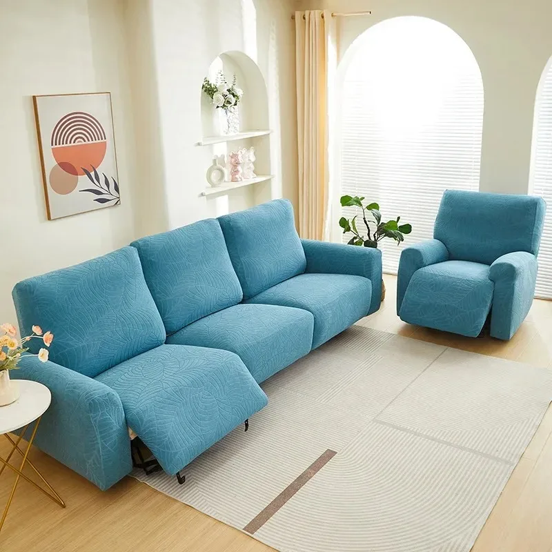 Waterproof Recliner Sofa Covers Elastic Jacquard Armchair Case Relax Chair Couch Slipcovers For Living Room Protecter