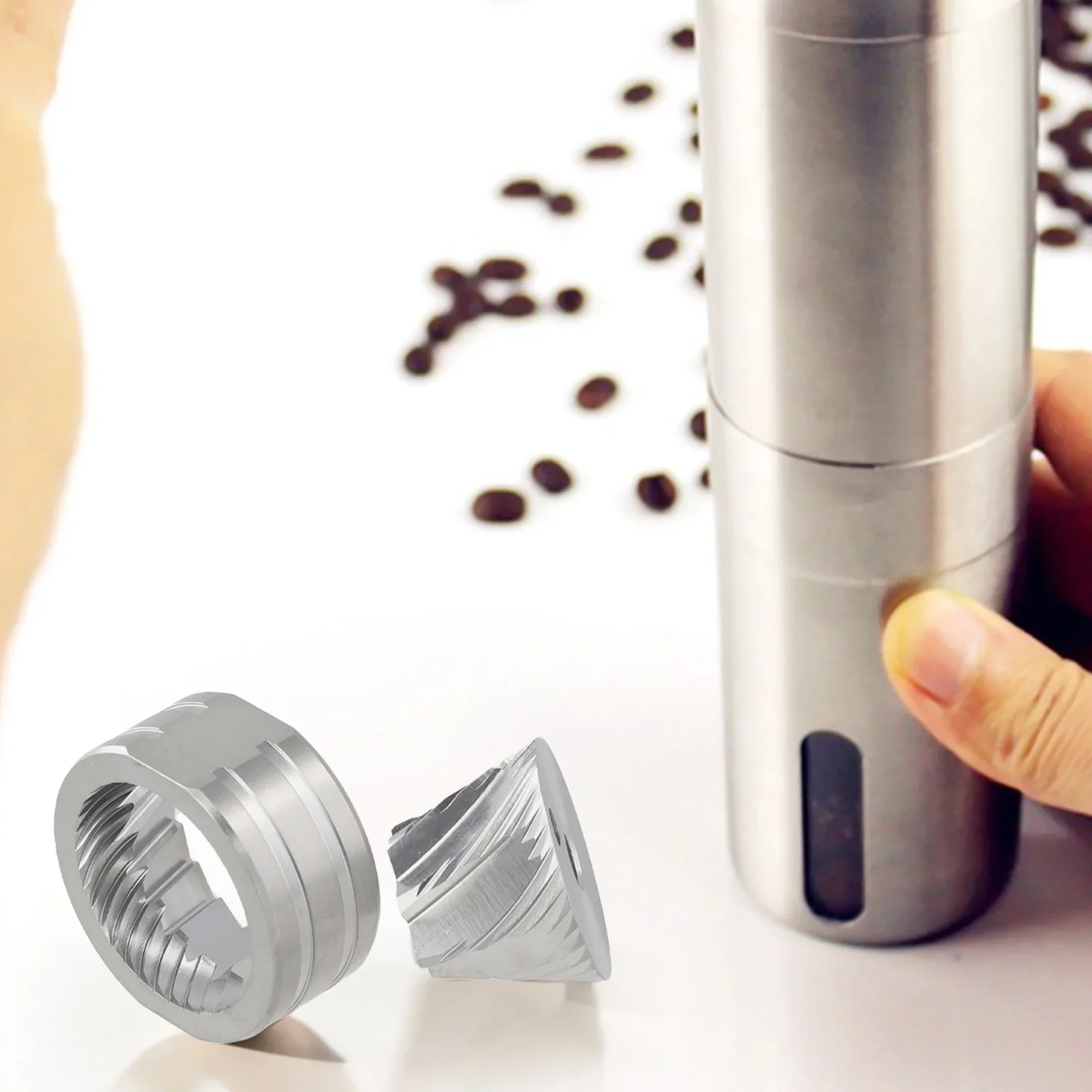 5/6/7 Core Coffee Grinder Conical Burr For Espresso Grinding Tool Replacement Parts With Stainless Steel 17x38mm
