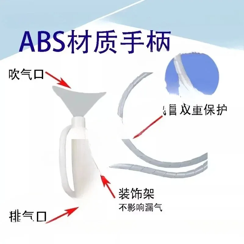 Spirometer Electronic Handheld Spirometry Tester Physical Examination Mouthpiece Breath Test