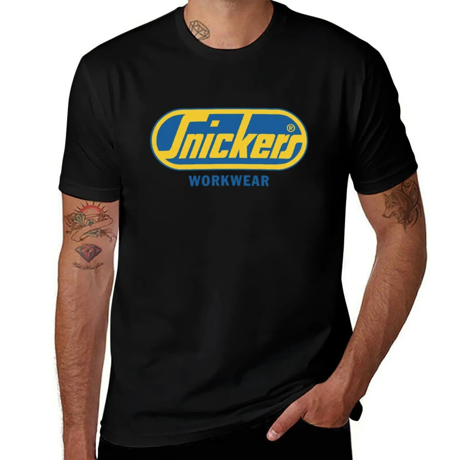 T-shirt da lavoro Snickers, camicie larghe, magliette personalizzate, magliette oversize da uomo ad asciugatura rapida