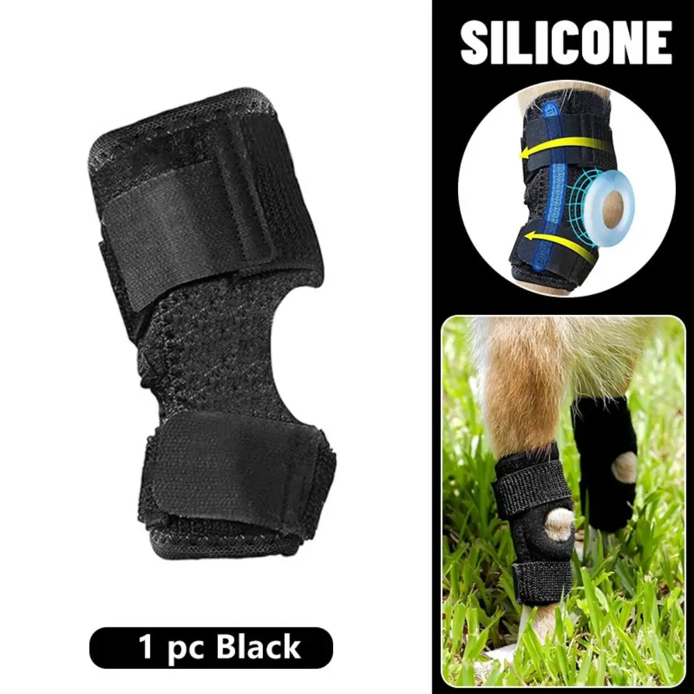 Comfortable Lightweight Dog Leg Brace Adjustable Breathable Dog Ankle Splint Reusable Compression Leg Wrap Post-Surgery Care