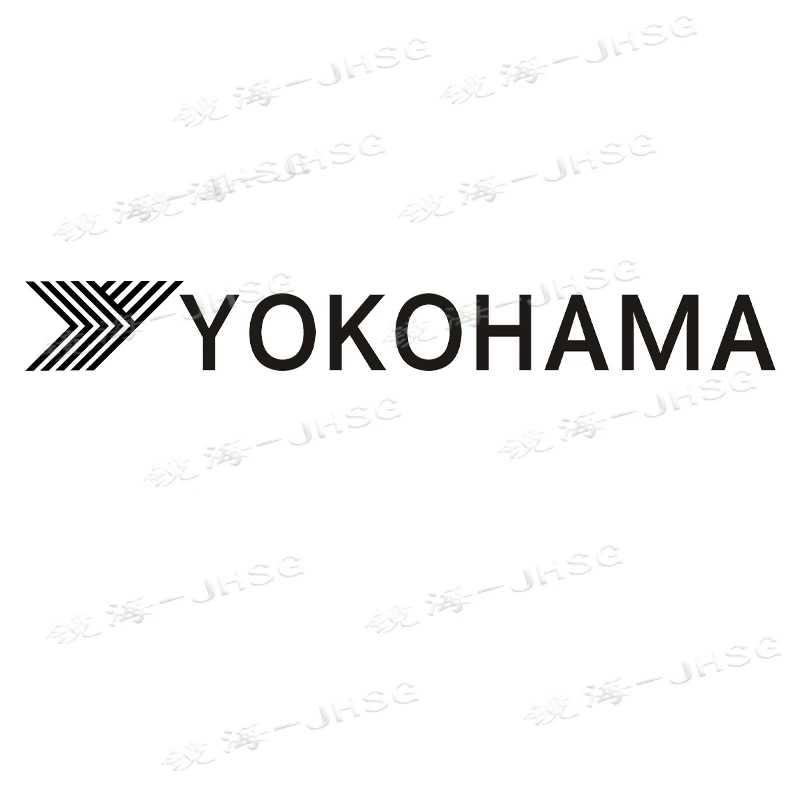 Виниловая наклейка на окно автомобиля Yokohama, бампер автомобиля, высеченная наклейка-