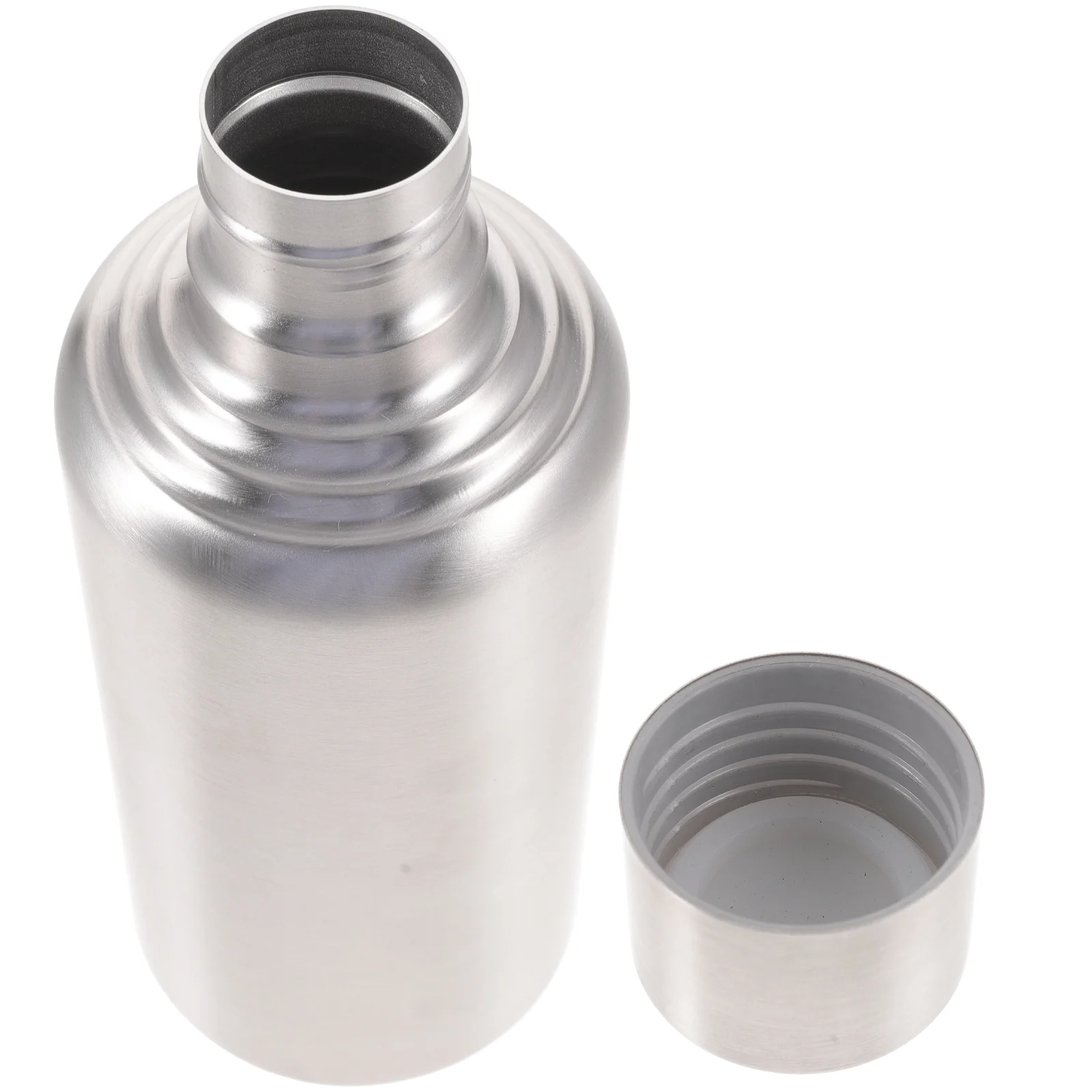 

Stainless Steel Wine Flask Portable Outdoor Pot Simple Style Lightweight Sealed Creative Gift for Camping Fishing Picnic