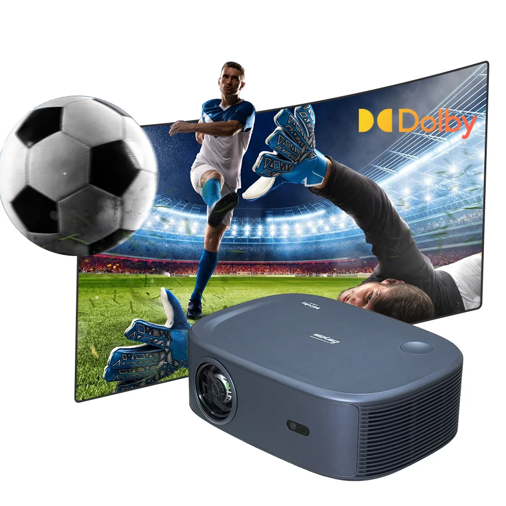 HQ9W Ultra Android 12 Tv LED Video Home Cinema Theater 800ANSI 4K Video Projecteur Smart 1080P Pproyector 4k Projector