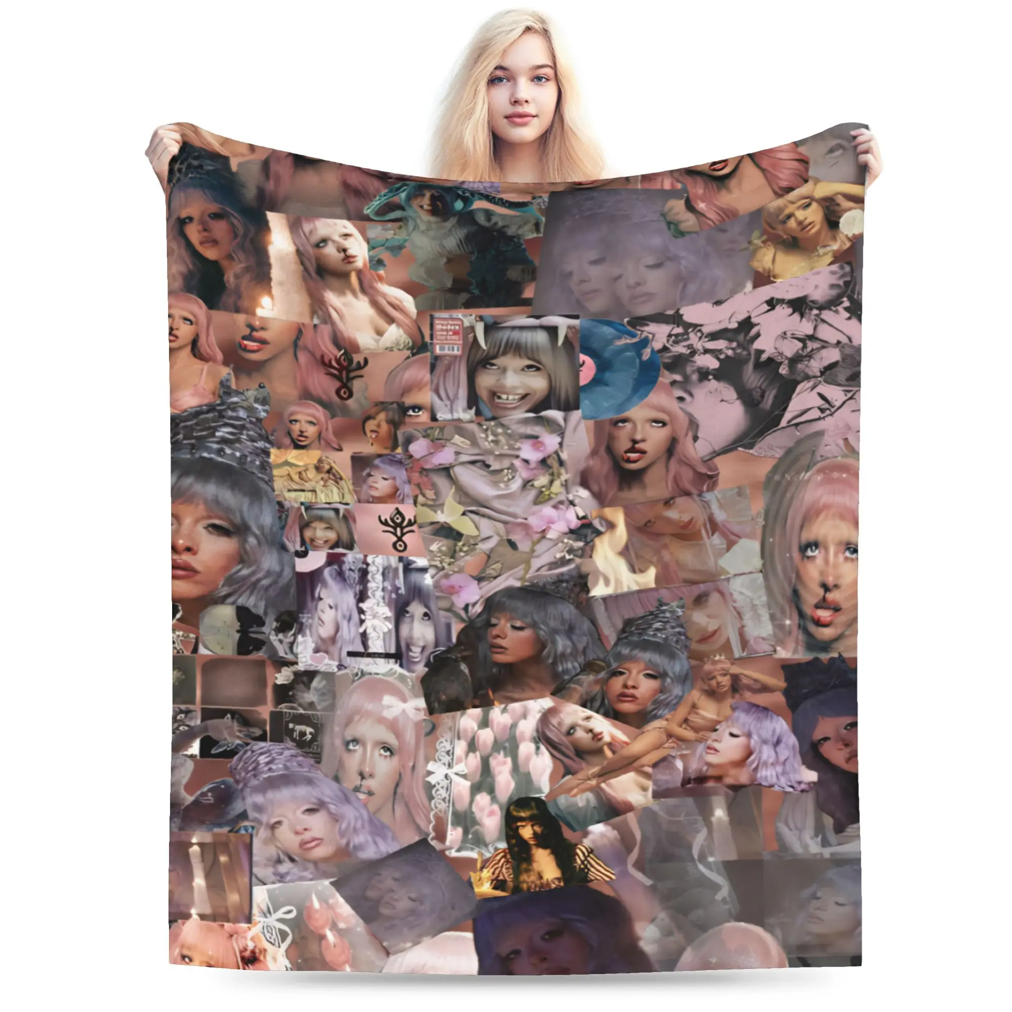 Relax HADES SACRIFICE Melanies Martinez Blanket Accessories Sofa Decorative  Throw Blanket Super Warm Coral Fleece Plush