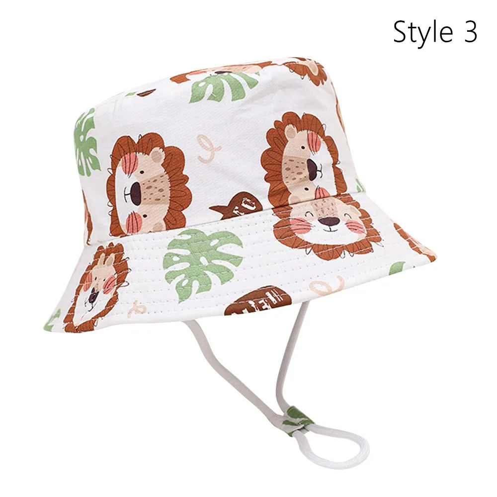 

Милые детские шапки из хлопка и полиэстера с защитой от ультрафиолета, детская панама с героями мультфильмов, универсальная дышащая пляжная кепка, уличная детская кепка для малышей