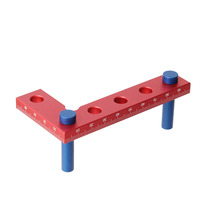 Woodworking Pocket Ruler Center Scriber Center Finder Aluminum Alloy 90 Degree Positioning Ruler Carpentry Marking Square Ruler