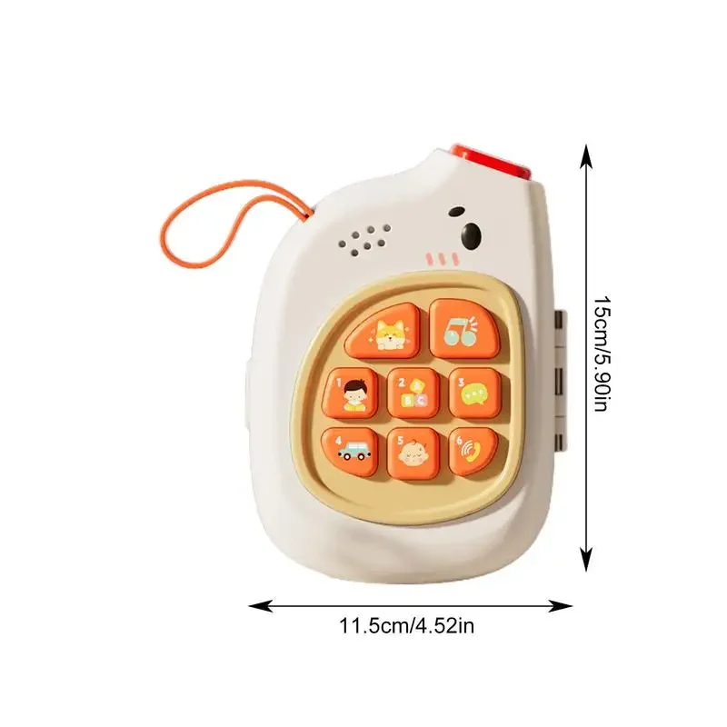 Jouets de téléphone portable éléphant 2 en 1, avec musique, planche occupée, jouet sensoriel Montessori, Machine d'histoire amusante, jouets éducatifs pour enfants, cadeau