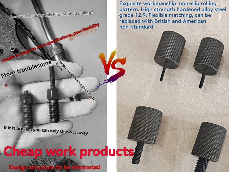 Heavy Duty Internal Thread Locating Pin Puller Slide Hammer Type Dowel Pin Extractor For Machinery Mold Pin Removal