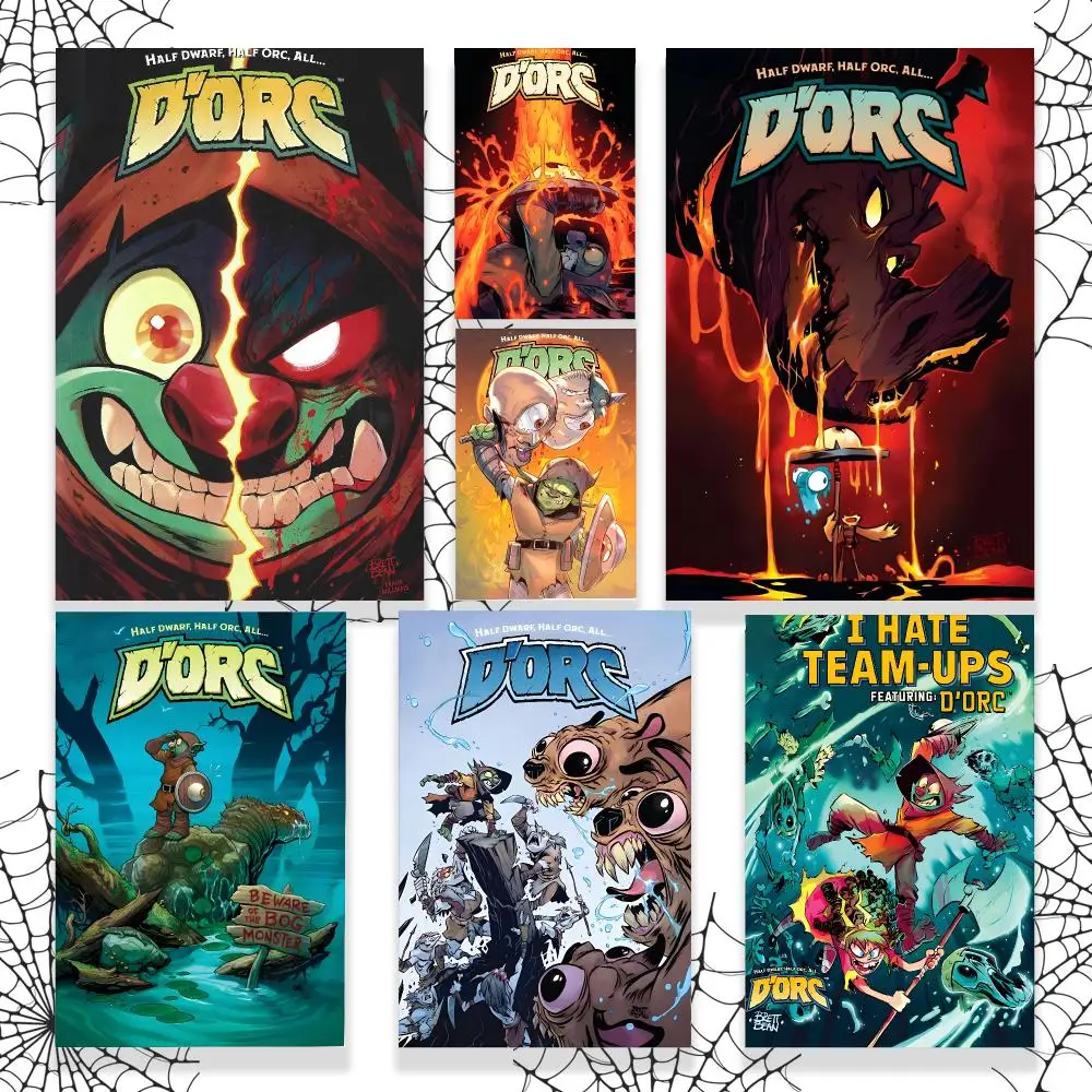 Artist Brett Bean D'ORC Poster Graphic Wall Art Poster HD Waterproof PP Paper Print for Bedroom Living Room Office Decor Gift