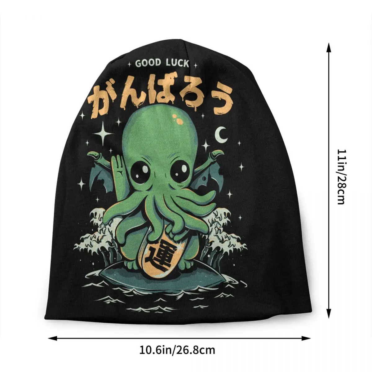 Kaiju Cthulhu Beanie Cap Winter Warm Bonnet Femme Knitting Hats Street Outdoor Ski Kawaii Monster Octopus Skullies Beanies Hats