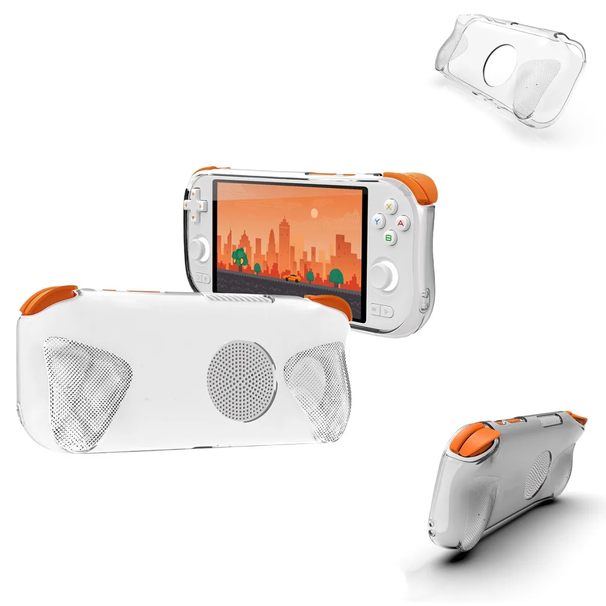 

Clear TPU Protective Case For MANGMI AIR X Non-slip Ergonomic Grip Scratch Protection Cover For MANGMI AIR X Console Accessories