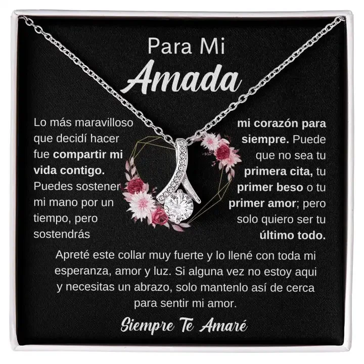 New Love Alluring Necklace For Girlfriend Women Valentine's Day Birthday Christmas gift Fashion Jewelry With Box Dropshipping