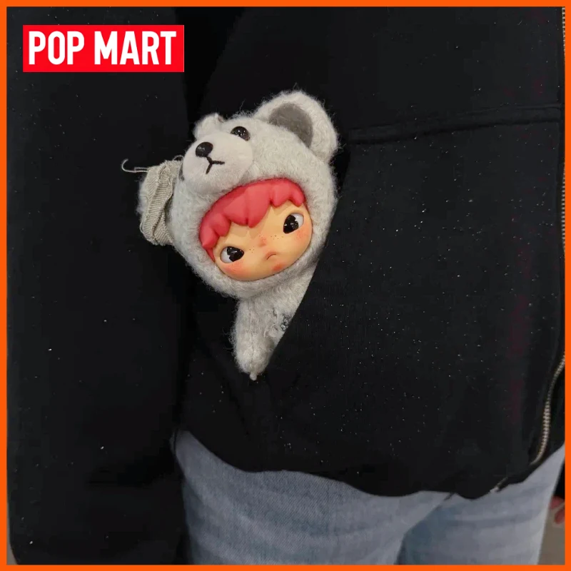

Подлинная серия POP MART Hirono Road Journal, плюшевая слепая коробка, фигурки Hirono, виниловая подвеска для лица, игрушка, сумка, декор, загадочная коробка, подарок