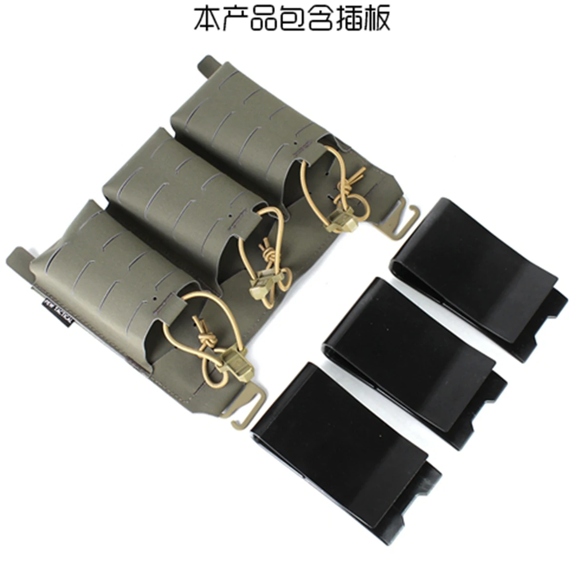 حقيبة تكتيكية 5.56 ماج، حامل ثلاثي ماج، مناسبة لإطلاق النار الادسنس والصيد والدعائم الأفلام والتلفزيونية، إلخ #3