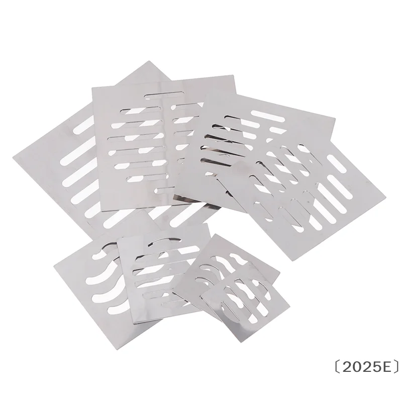 

1 шт., квадратная сливная крышка из нержавеющей стали, решетки для пола в ванной комнате, противоскользящая сетка для душа, улавливающая волосы 100,2025Elarlalarla