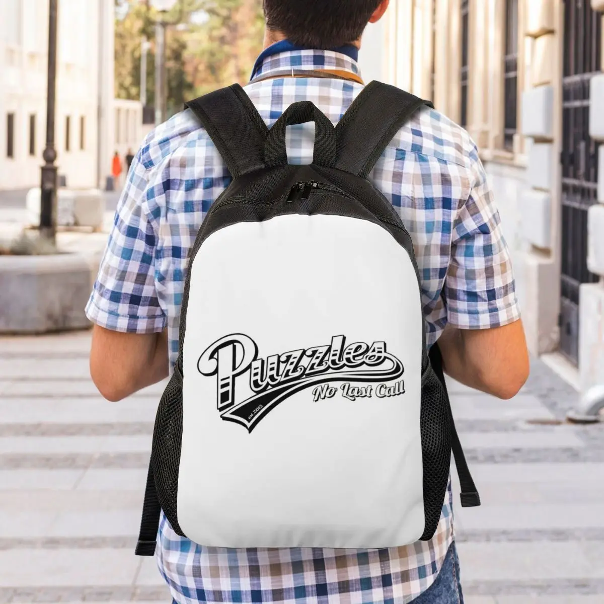 Puzzles Bar - How I Met Your Mother Backpack Student Boys Girls BookBag School Bag Laptop Shoulder Bags