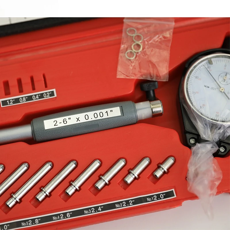 Imperial 2-6 inner diameter gauge, bridge type dial 0.001