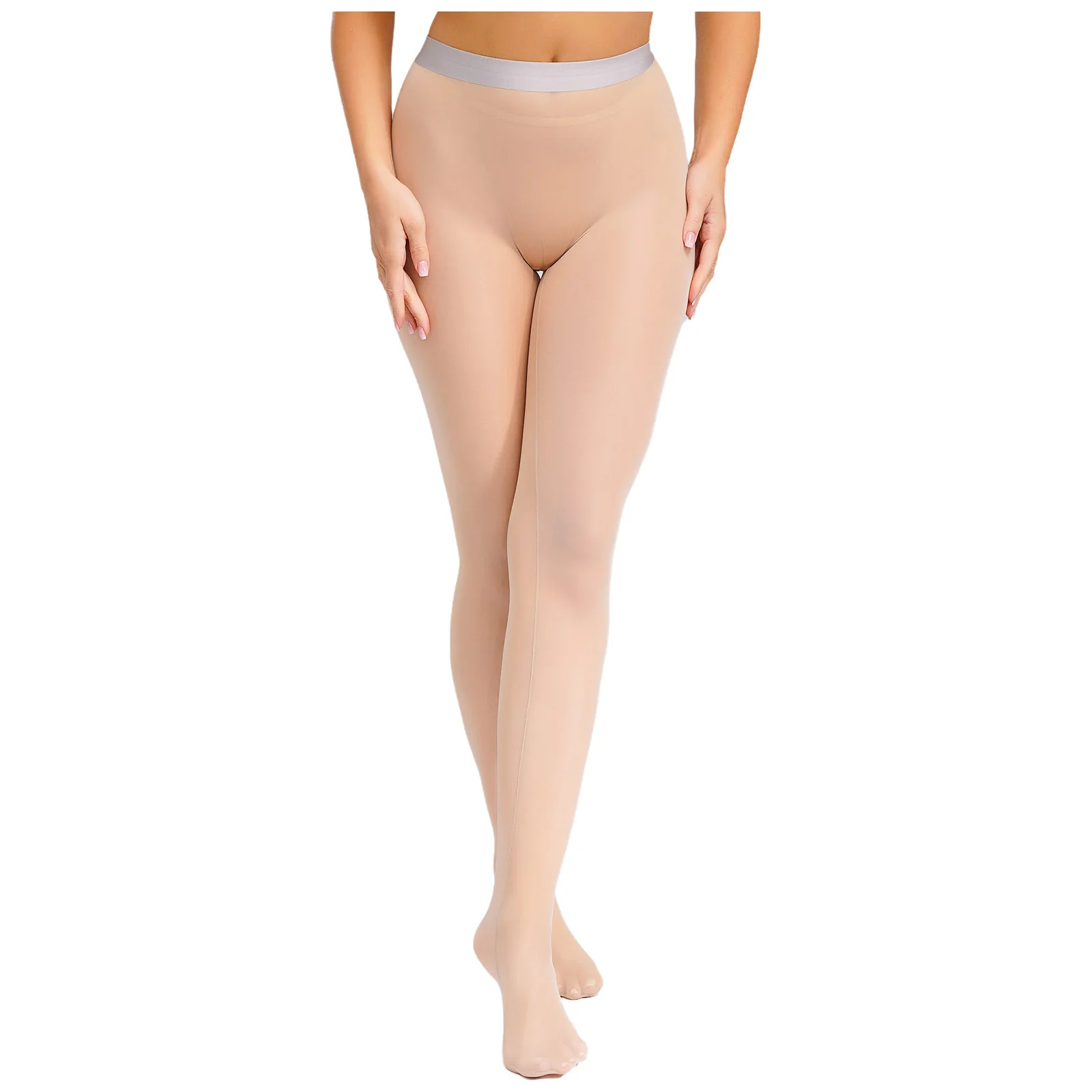 

Women Footed Tights Pantyhose Sheer Mesh Stretchy Seamless Stockings Leggings Ultra Thin Underpants for Outfits Dress Accessory