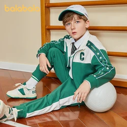 Balabala Toddler 2023 Boy Suit Spring Coat Trousers Two-Piece StCollar Fashion Cool Fashion Suit