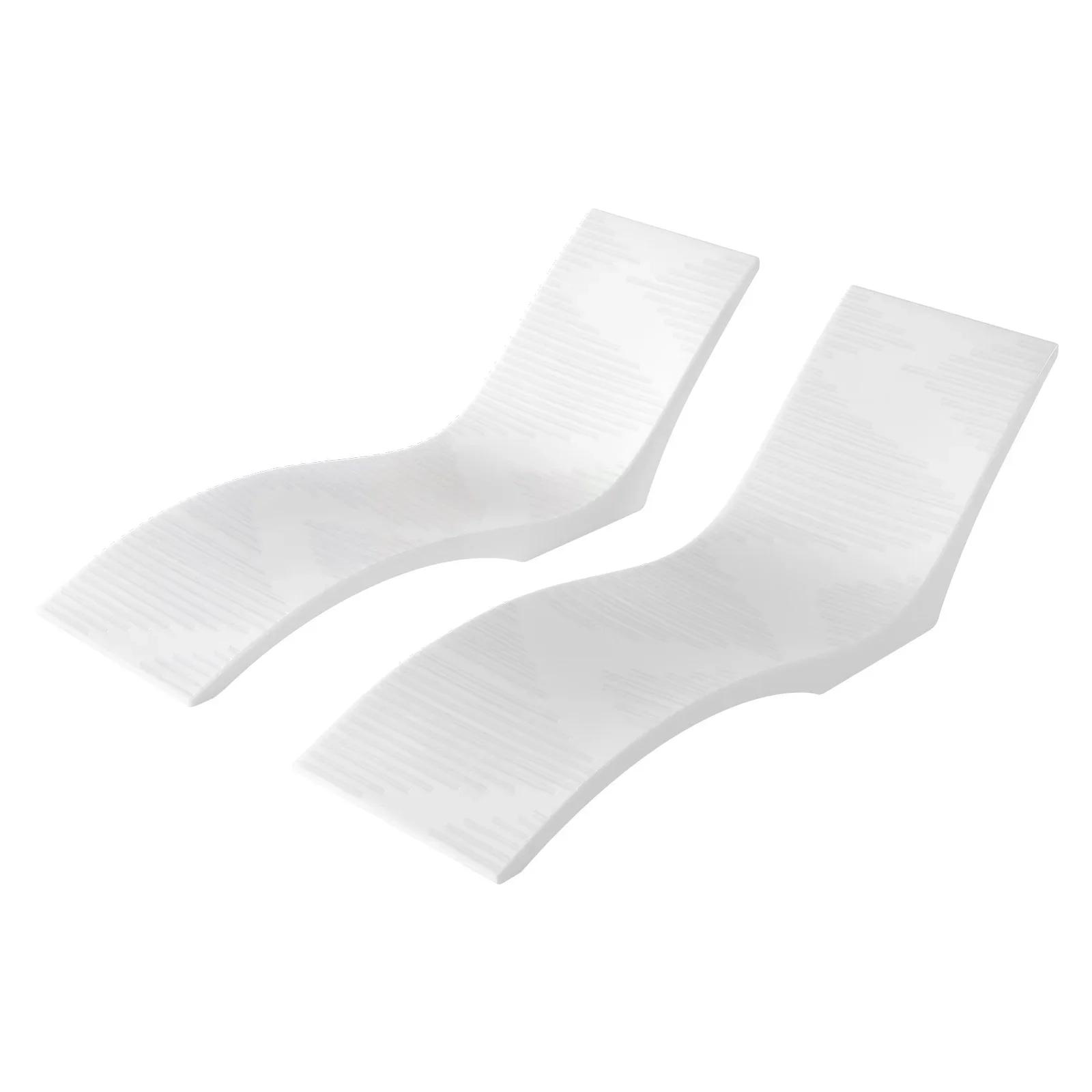 Fixed & Floating Pool Lou nge Chairs - Ideal for Poolside & Sun Deck Tanning