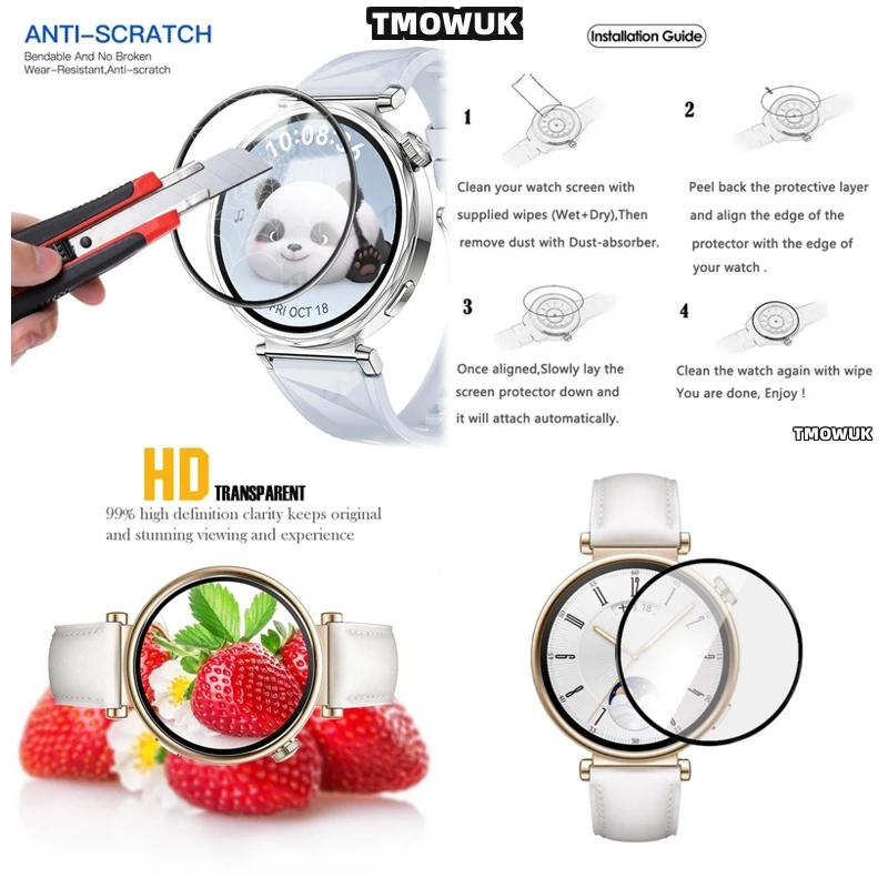 

For Huawei Watch GT4 46mm GT5 41mm Watch5 46mm 42mm Soft Screen Protector Film