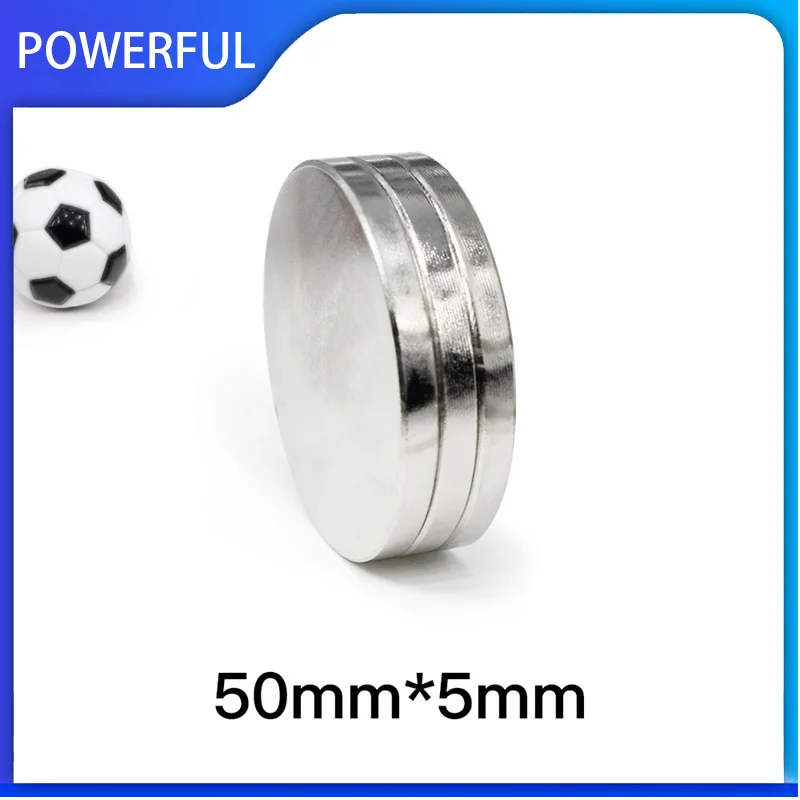 1~10PCS 50x5mm Magnets Disc Powerful Strong Magnetic 50mm x 5mm Bulk Round Neodymium Magnets N35 Big Disc Magnet 50*5mm