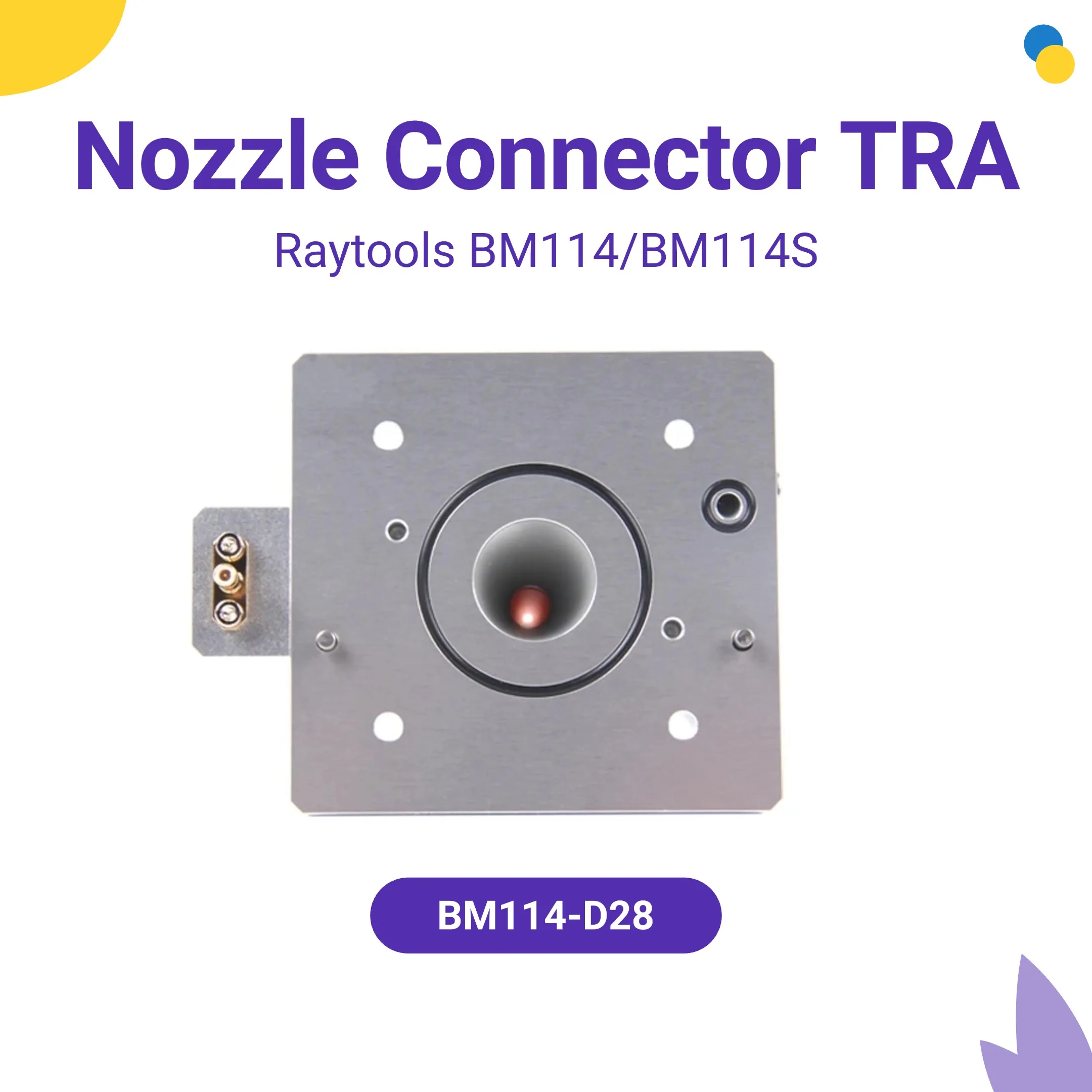 رأس Raytools BM114 الألياف فوهة الليزر موصل TRA ل Raytools BM114 BM114S رأس القطع بالليزر المسطح